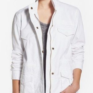 Hinge white  utility jacket